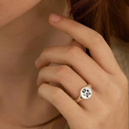 Paw Signet Ring